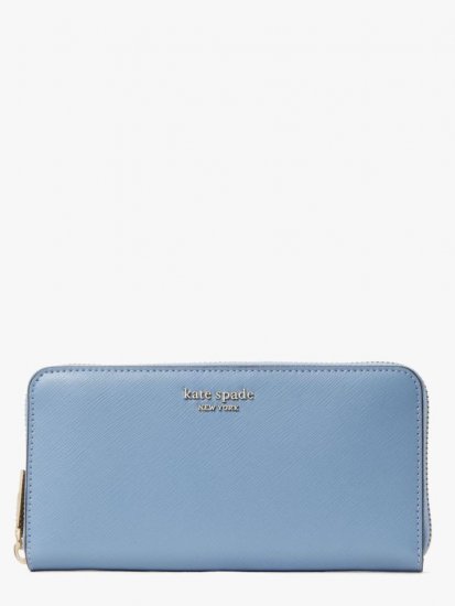 Kate Spade | Morning Sky Spencer Zip-Around Continental Wallet - Click Image to Close