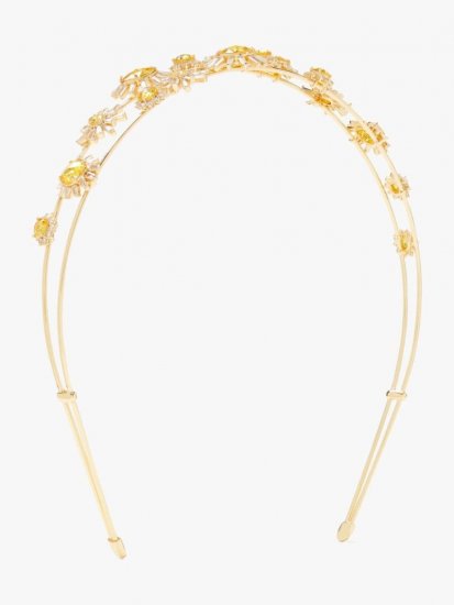 Kate Spade | Yellow Multi Sunny Cluster Headband - Click Image to Close