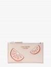 Kate Spade | Pale Dogwood Tini Embellished Small Slim Bifold Wallet