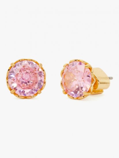 Kate Spade | Pink That Sparkle Round Earrings - Click Image to Close