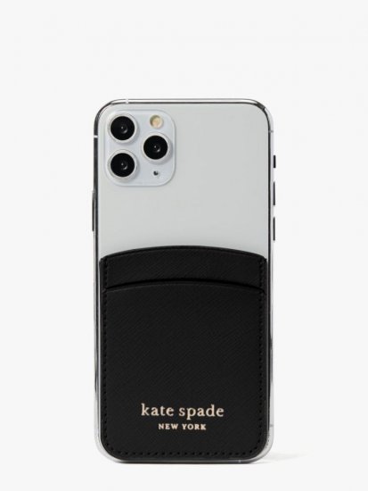 Kate Spade | Black Spencer Double Sticker Pocket - Click Image to Close