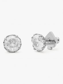 Kate Spade | Clear/Silver That Sparkle Round Earrings