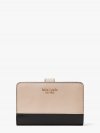 Kate Spade | Warm Beige/Black Spencer Compact Wallet