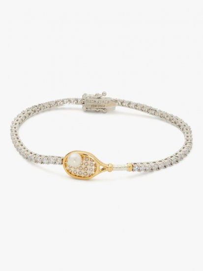 Kate Spade | Cream Multi Queen Of The Court Tennis Bracelet - Click Image to Close