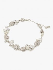 Kate Spade | White Multi Bouquet Toss Cluster Line Bracelet