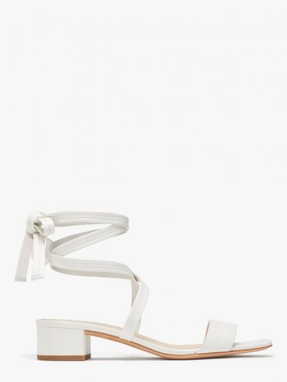 Kate Spade | Optic White Aphrodite Sandals - Click Image to Close