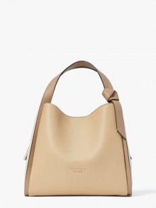 Kate Spade | Warm Stone Multi Knott Colorblocked Medium Crossbody Tote