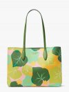 Kate Spade | Multi All Day Cucumber Floral Large Tote