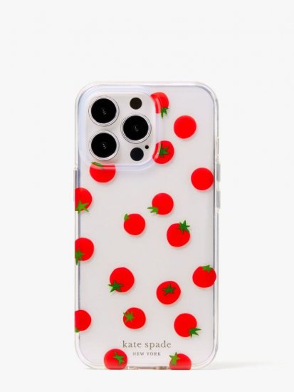 Kate Spade | Bright Red Multi Roma Tomato Iphone 13 Pro Case - Click Image to Close