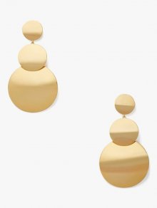 Kate Spade | Gold. Liana Stacked Disc Earrings