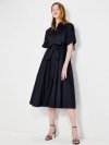 Kate Spade | Black Poplin Midi Montauk Dress