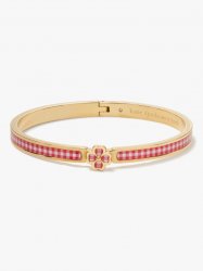 Kate Spade | Lava Falls Heritage Spade Flower Metal Thin Hinged Bangle
