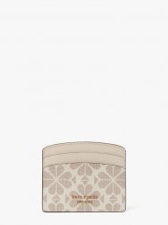 Kate Spade | Parchment Multi Spade Flower Coated Canvas Cardholder