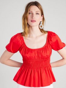 Kate Spade | Flame Scarlet Poplin Riviera Top