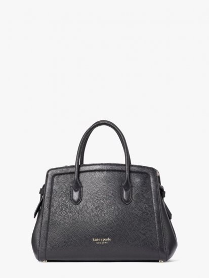 Kate Spade | Black Knott Medium Satchel - Click Image to Close