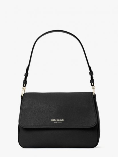 Kate Spade | Black Hudson Medium Convertible Shoulder Bag - Click Image to Close