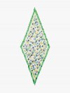 Kate Spade | 100 Fresh White (April) Floral Medley Silk Diamond Scarf