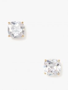 Kate Spade | Clear Mini Small Square Studs