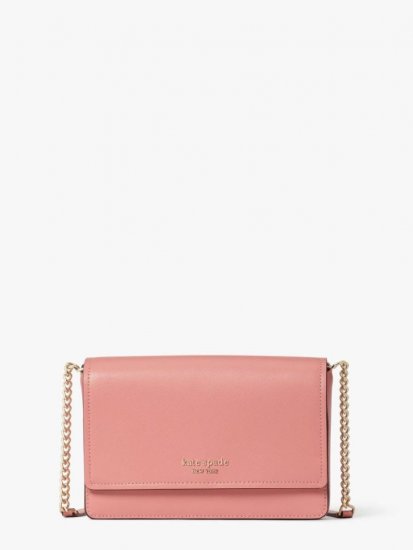 Kate Spade | Serene Pink Spencer Flap Chain Wallet - Click Image to Close