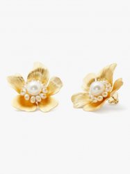 Kate Spade | White Multi Flora Statement Studs
