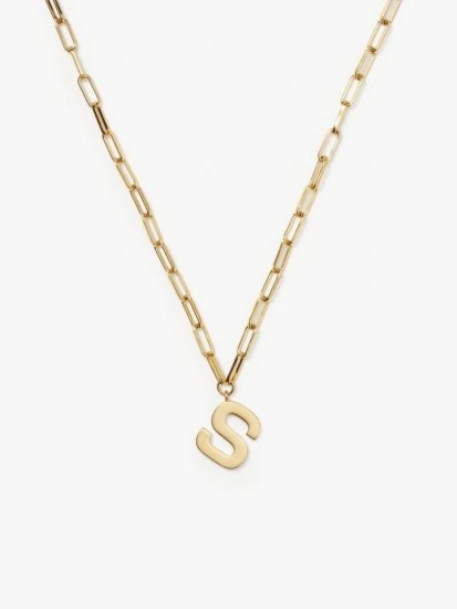 Kate Spade | Gold. S Initial This Pendant - Click Image to Close