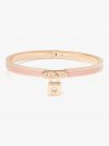 Kate Spade | Blush. Lock And Spade Charm Bangle