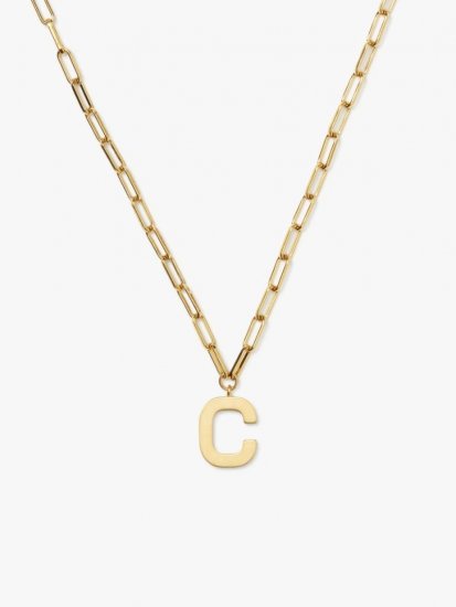 Kate Spade | Gold. C Initial This Pendant - Click Image to Close