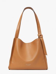 Kate Spade | Bungalow Knott Pebbled Leather & Suede Large Shoulder Bag