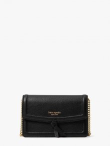 Kate Spade | Black Knott Flap Crossbody