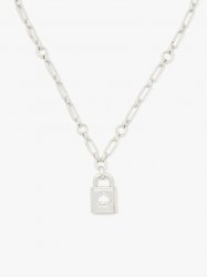Kate Spade | Silver Lock And Spade Pendant