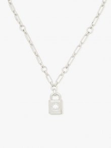 Kate Spade | Silver Lock And Spade Pendant