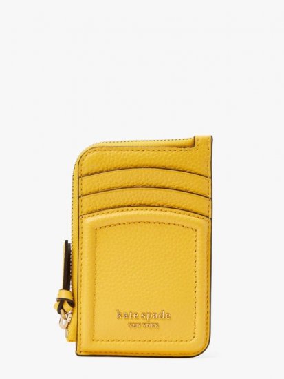 Kate Spade | Morning Light Knott Zip Cardholder - Click Image to Close