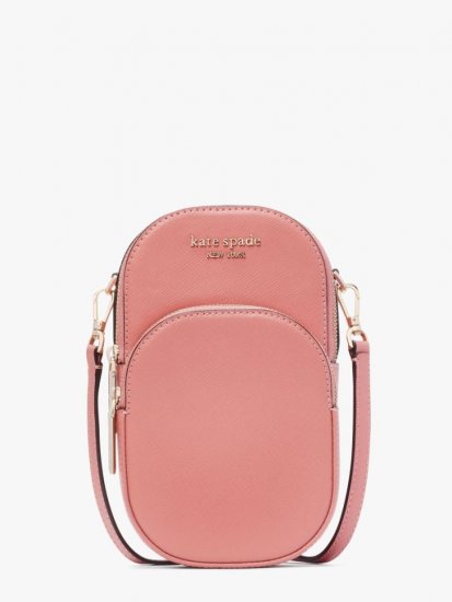 Kate Spade | Serene Pink Spencer North South Phone Crossbody - Click Image to Close