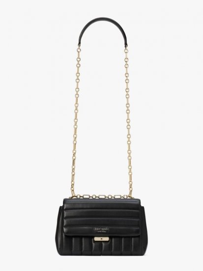 Kate Spade | Black Carlyle Quilted Medium Shoulder Bag - Click Image to Close