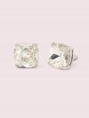 Kate Spade | Clear/Silver Small Square Studs