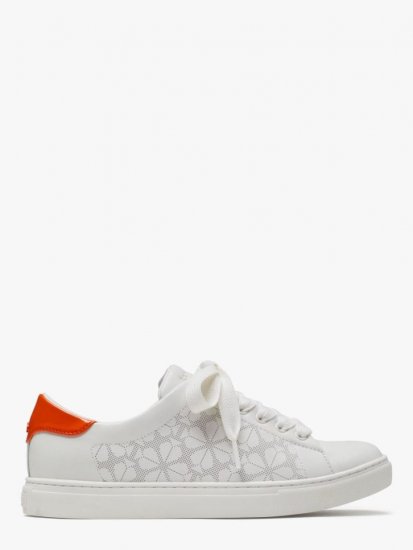 Kate Spade | Opt Wht/Celeste Blu Audrey Sneakers - Click Image to Close