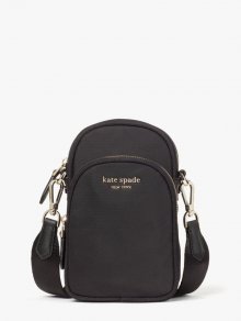 Kate Spade | Black The Little Better Sam Nylon North South Phone Crossbody