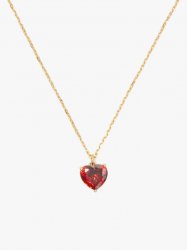 Kate Spade | Garnet/Gold My Love January Heart Pendant
