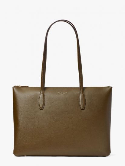 Kate Spade | Duck Green All Day Large Zip-Top Tote - Click Image to Close