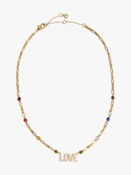 Kate Spade | Multi Rainbow In The Name Of Love Pendant