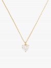 Kate Spade | Clear/Gold My Love April Heart Pendant