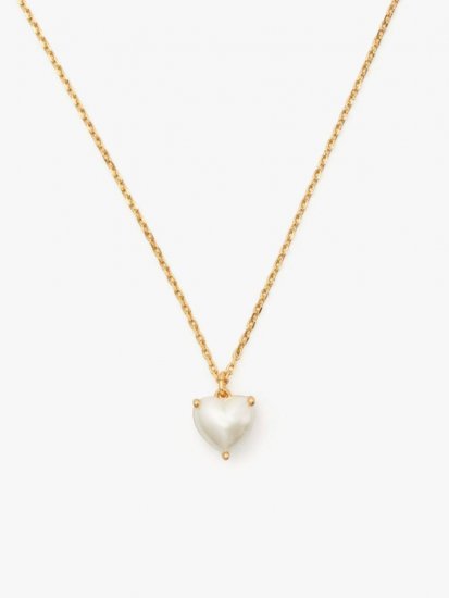 Kate Spade | Pearl My Love June Heart Pendant - Click Image to Close