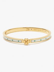 Kate Spade | Sun Dot Heritage Spade Flower Metal Thin Hinged Bangle