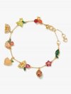 Kate Spade | Multi Fruit Salad Charm Bracelet