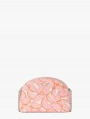 Kate Spade | Pink Multi. Spencer Grapefruit Double-Zip Dome Crossbody