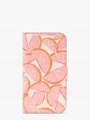 Kate Spade | Pink Multi. Spencer Grapefruit Iphone 13 Pro Magnetic Wrap Folio Case