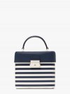 Kate Spade | Blazer Blue Multi Voyage Striped Small Top-Handle Bag