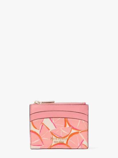 Kate Spade | Pink Multi. Spencer Grapefruit Coin Card Case - Click Image to Close