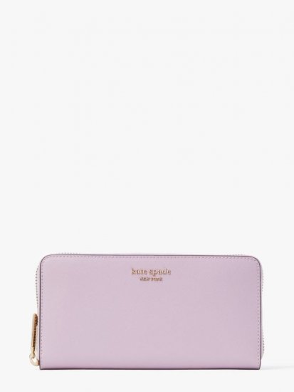 Kate Spade | Violet Mist Spencer Zip-Around Continental Wallet - Click Image to Close
