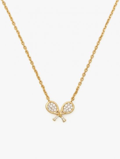 Kate Spade | Cream Multi Queen Of The Court Tennis Mini Pendant - Click Image to Close